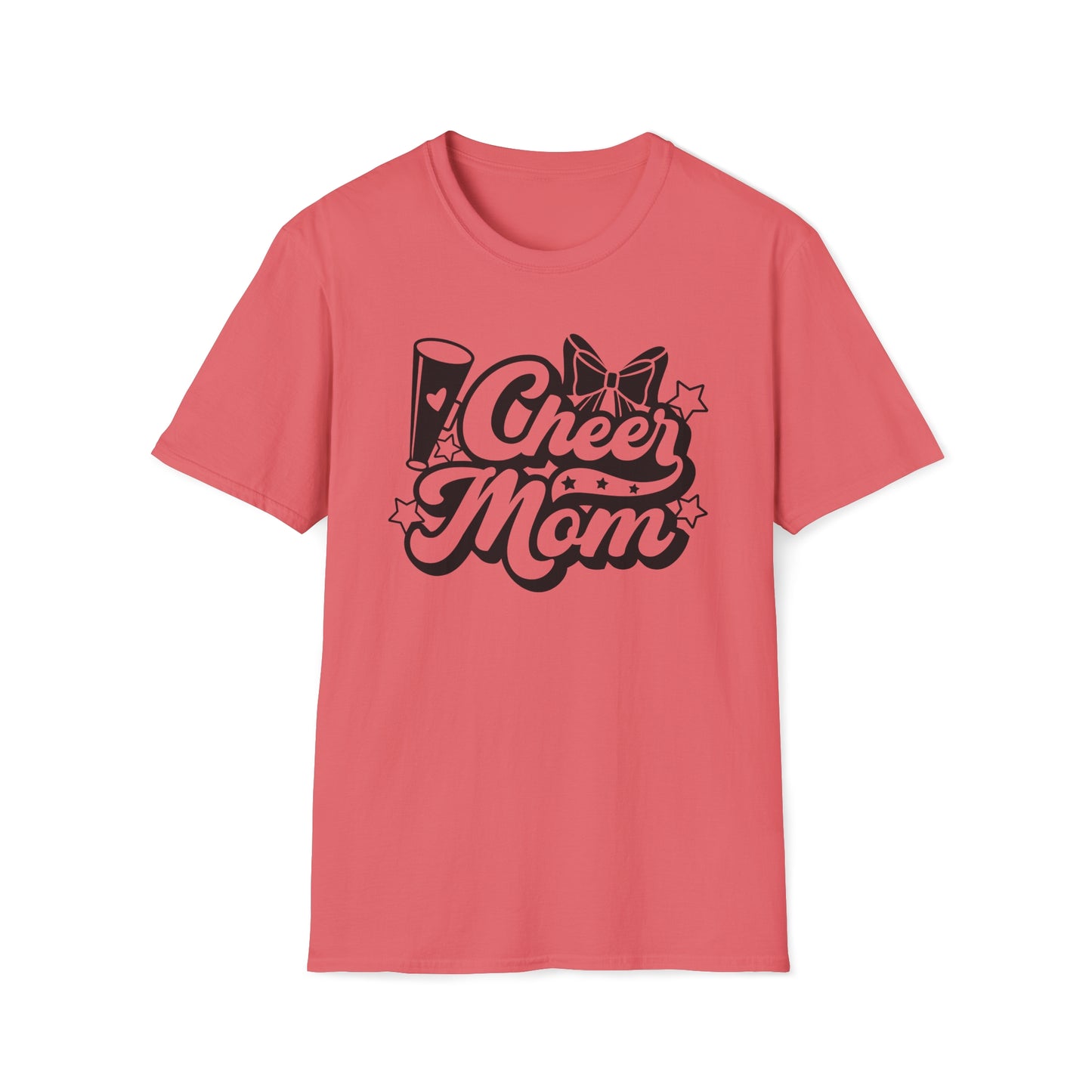 Vintage Cheer Mom - Unisex Softstyle T-Shirt