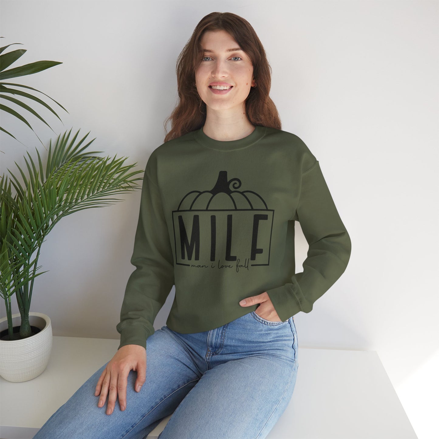 Pumpkin MILF - Crewneck Sweatshirt