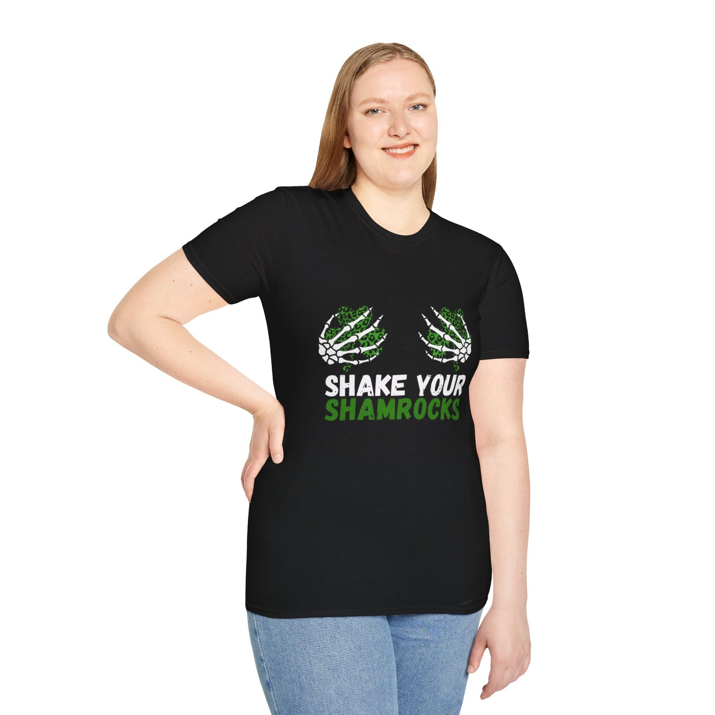 Shake Your SHAMROCKS - Unisex Softstyle T-Shirt