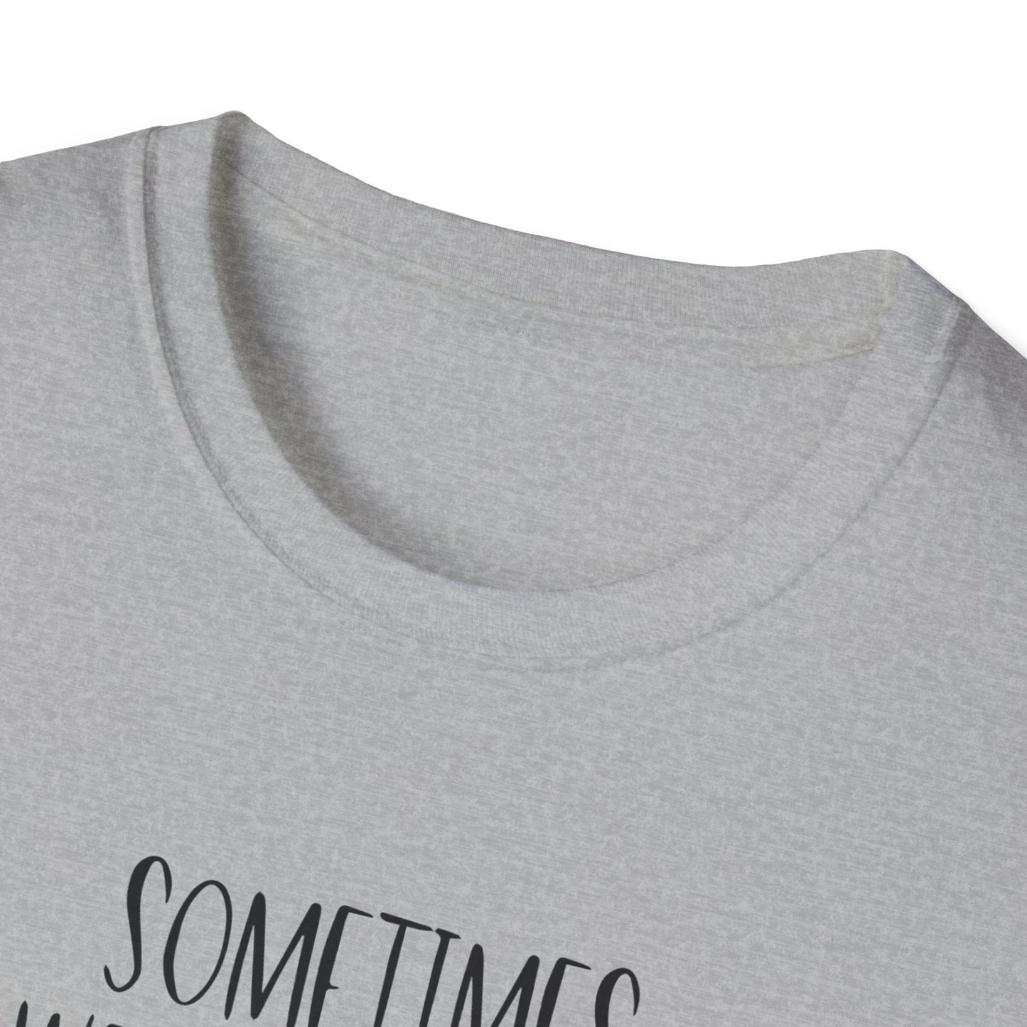 Funny Plant Lover Unisex T-Shirt - sometimes i wet my plants