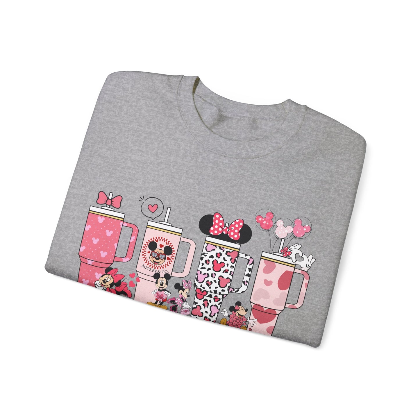 Minnie Valentine's Day Cup - Crewneck Sweatshirt