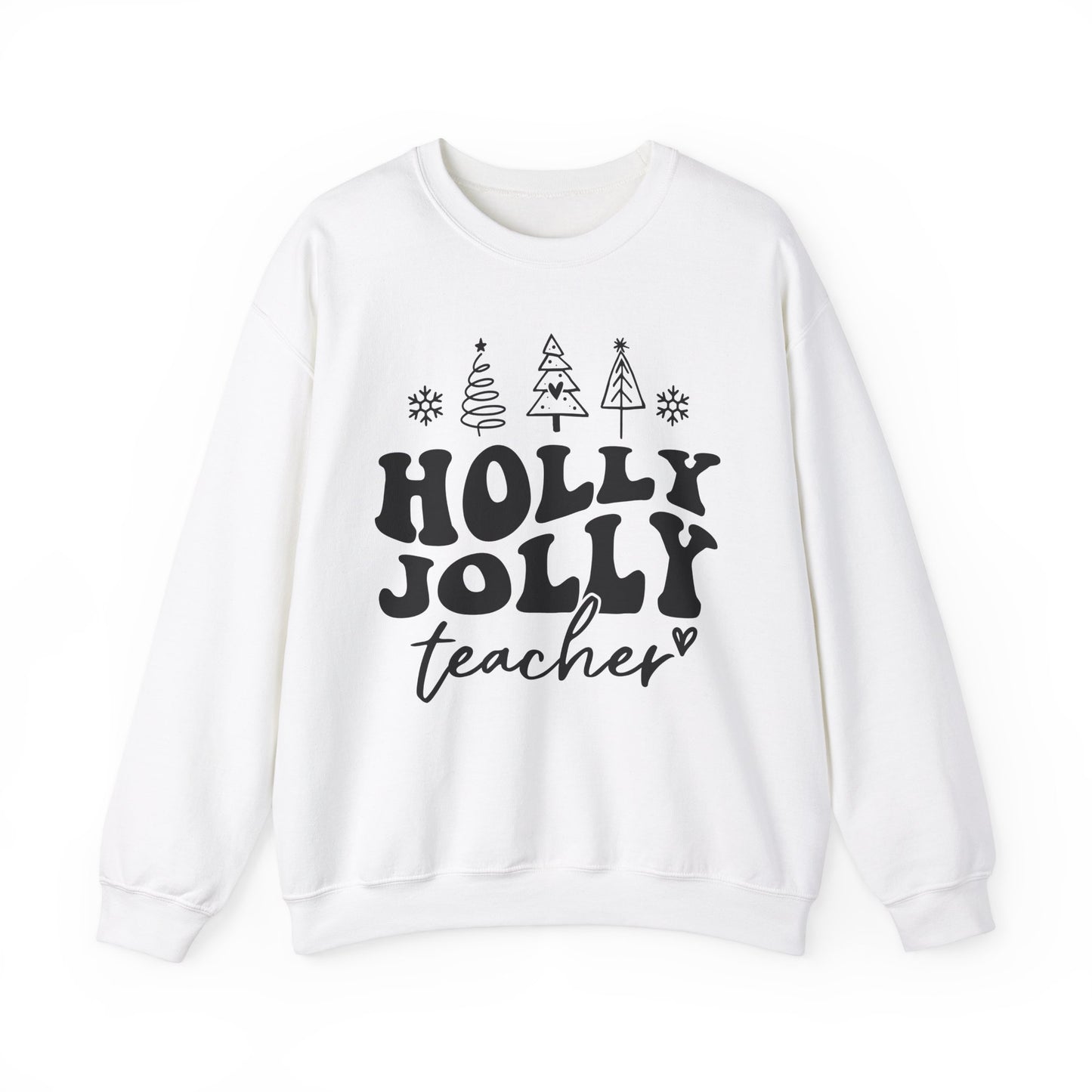 Holly Jolly Teacher - Crewneck Sweatshirt