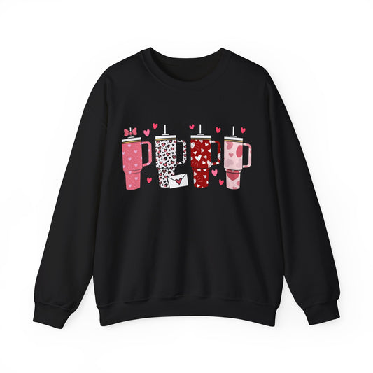 Valentine's Day Cup - Crewneck Sweatshirt