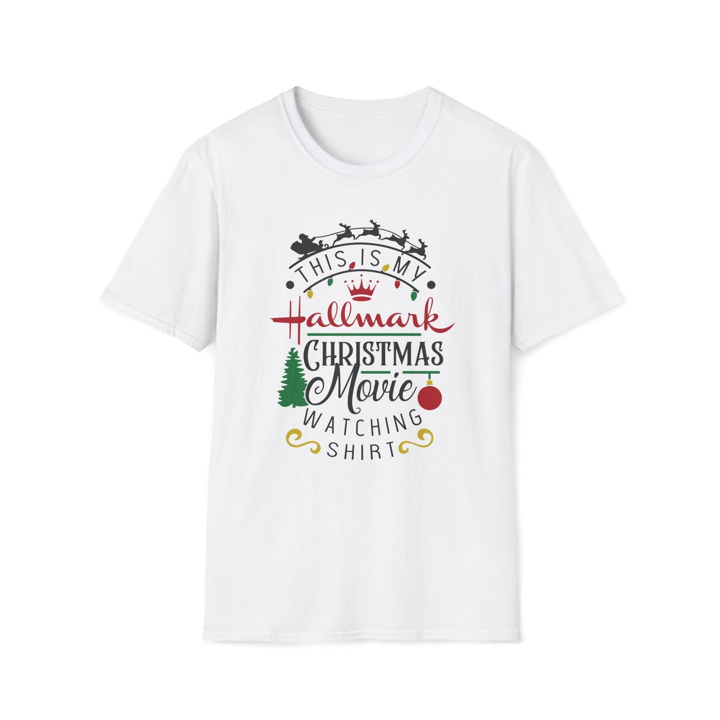 Hallmark Christmas Shirt - Unisex Softstyle T-Shirt