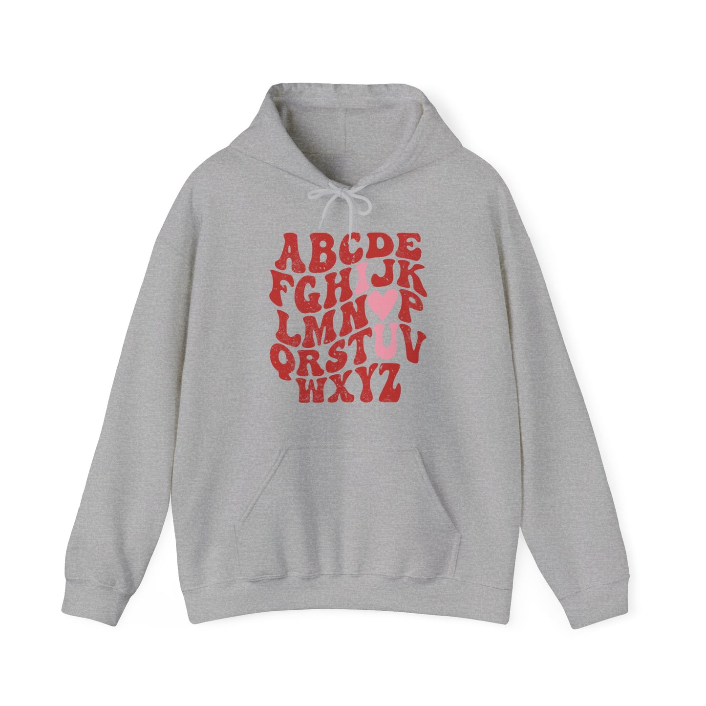 ABCD - I LOVE YOU - Hooded Sweatshirt