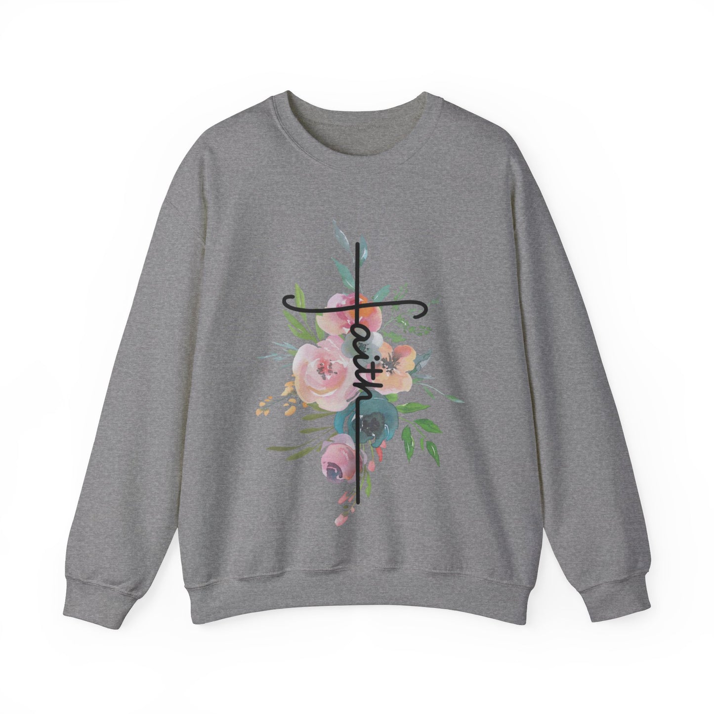 Floral Faith - Crewneck Sweatshirt