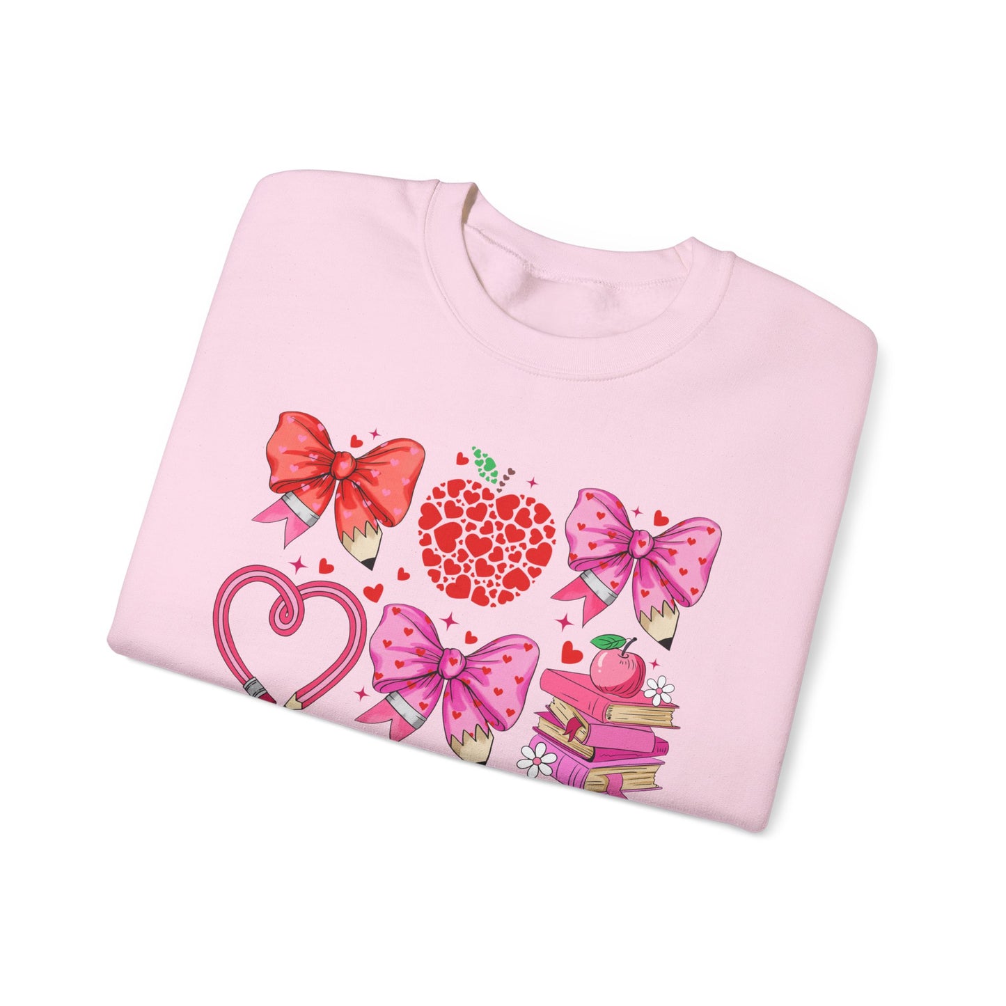 Teacher Hearts - Crewneck Sweatshirt