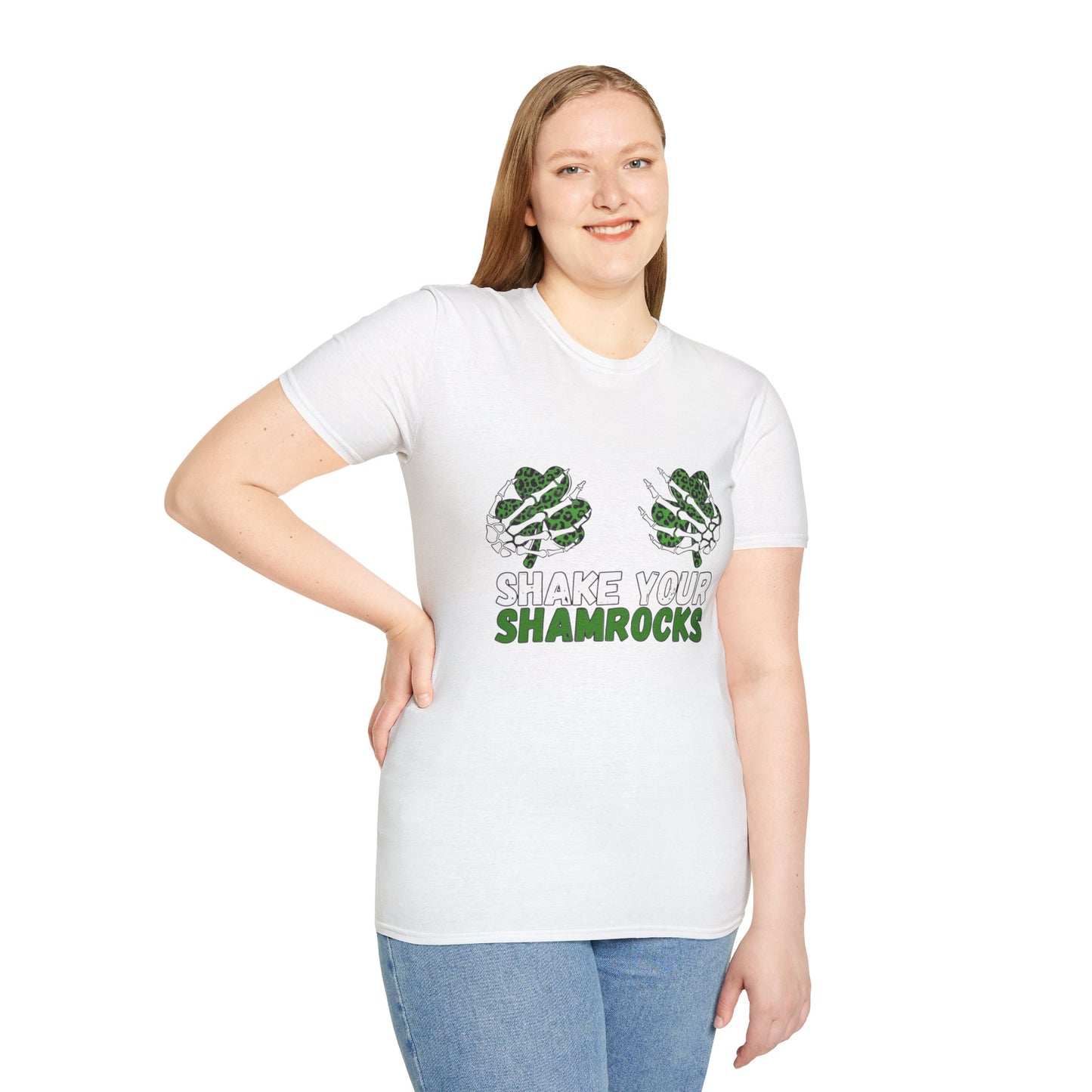 Shake Your SHAMROCKS - Unisex Softstyle T-Shirt