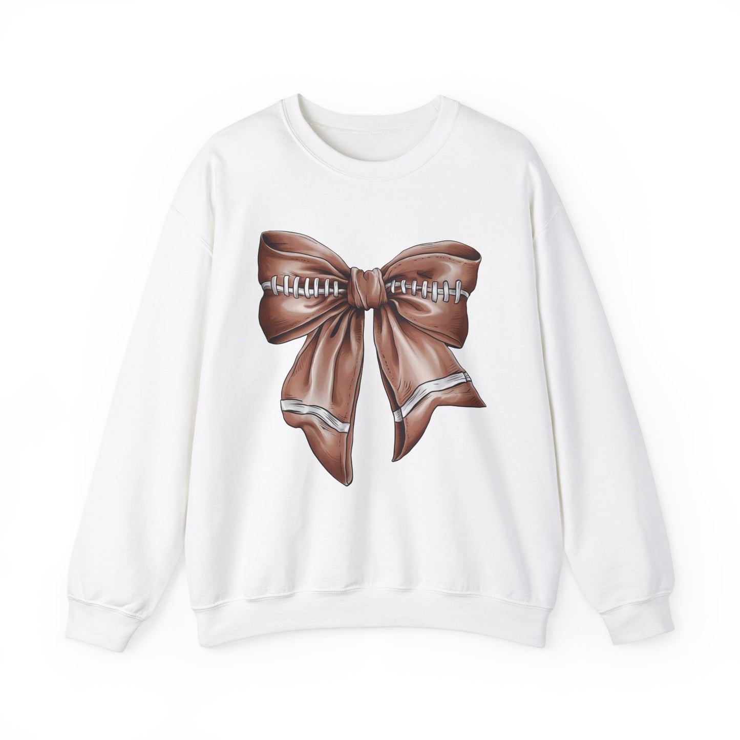 Football Bow - Crewneck Sweatshirt