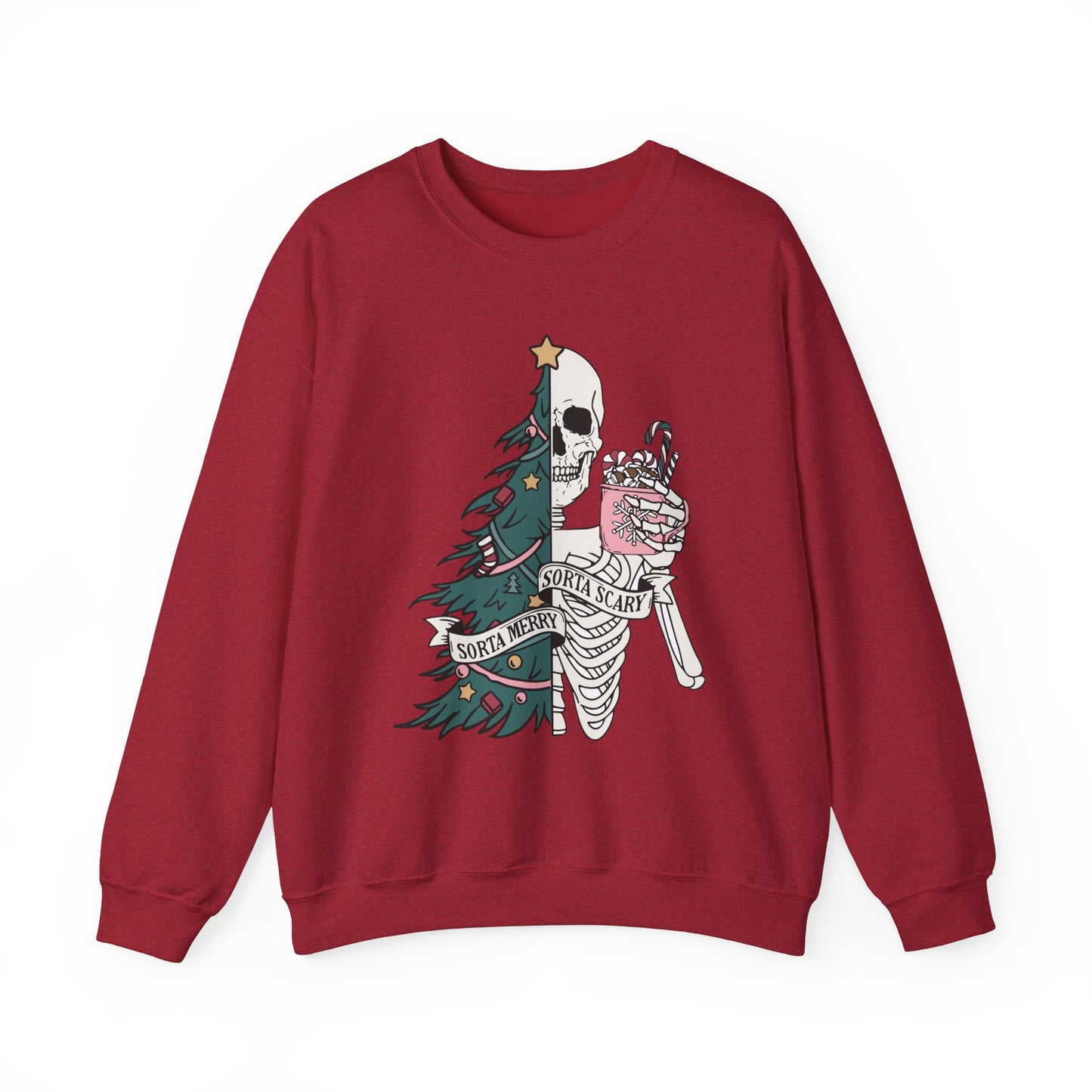 Sorta Merry Sorta Scary - Crewneck Sweatshirt