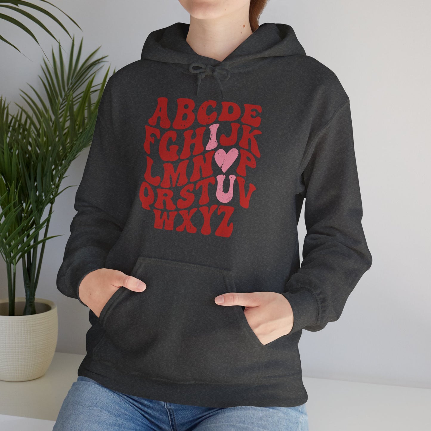 ABCD - I LOVE YOU - Hooded Sweatshirt