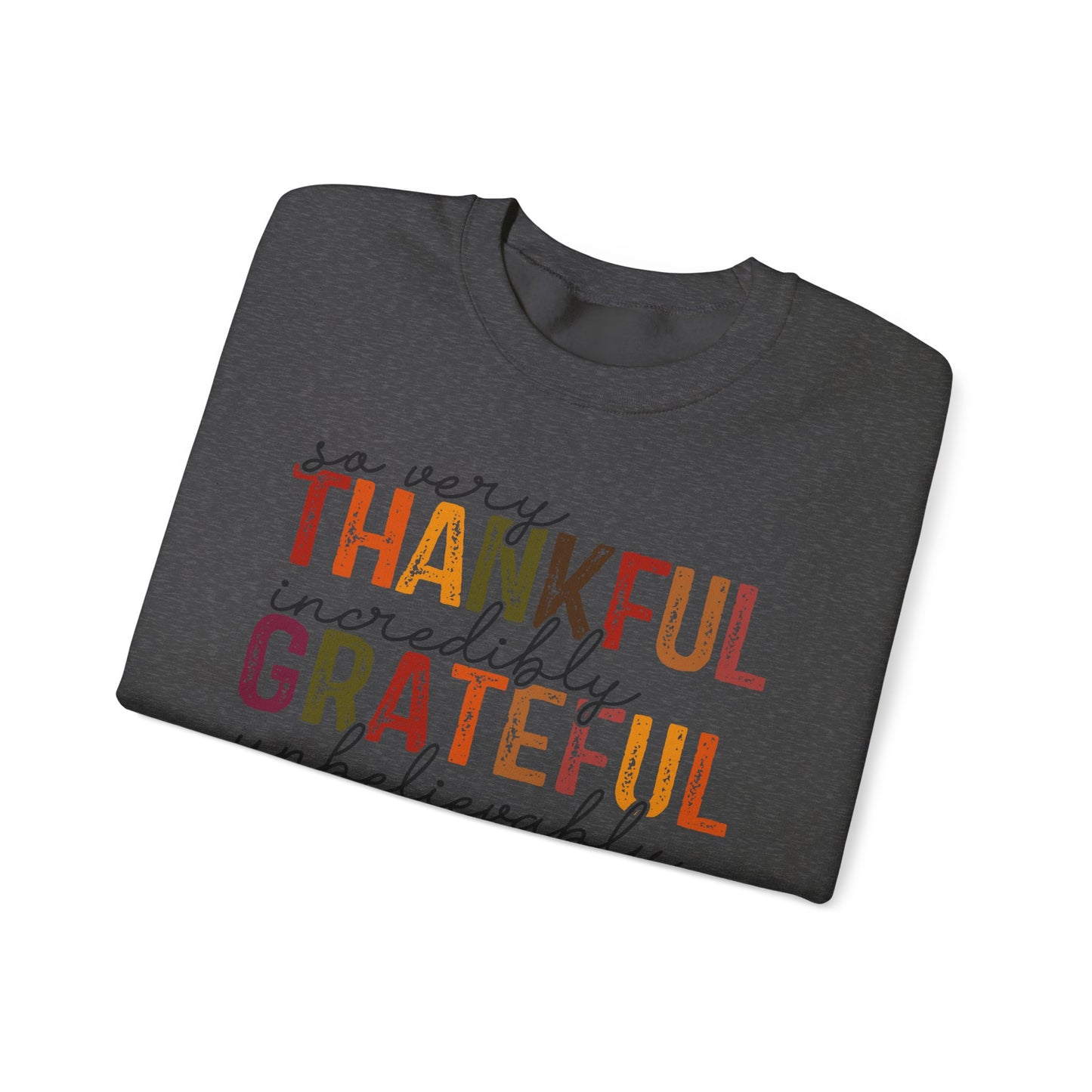 Thankful Grateful Blessed - Crewneck Sweatshirt