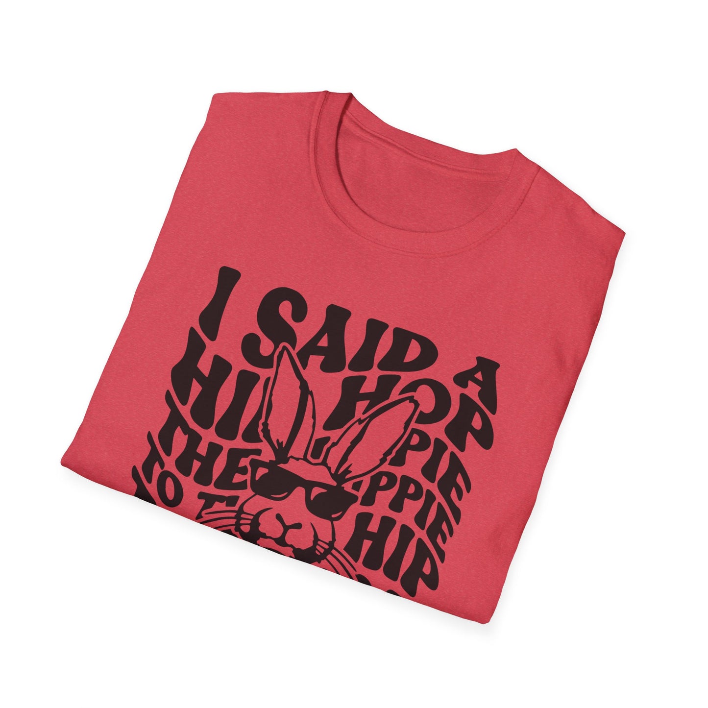 Hippie Hop - Unisex Softstyle T-Shirt
