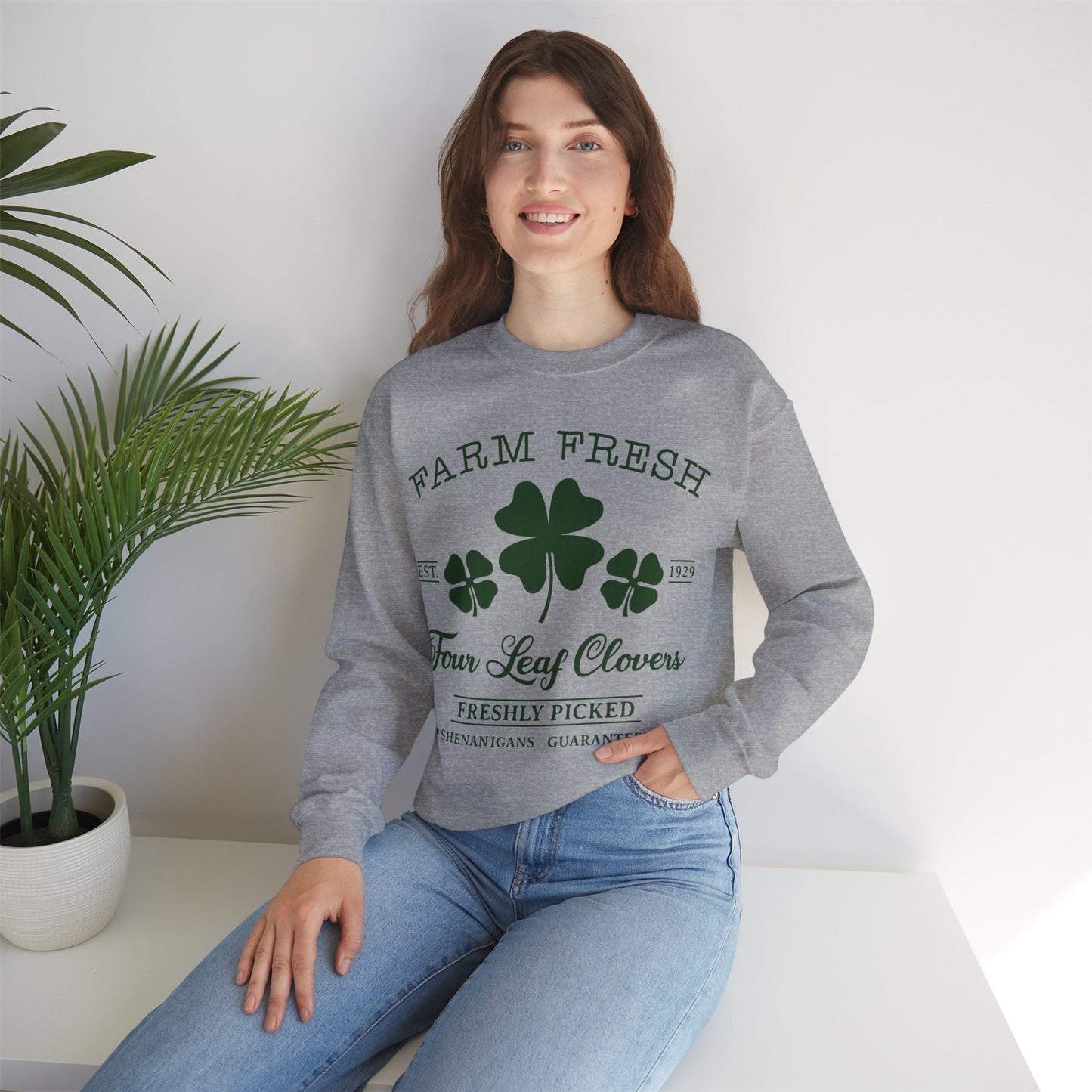 Farm Fresh Clovers - Crewneck Sweatshirt