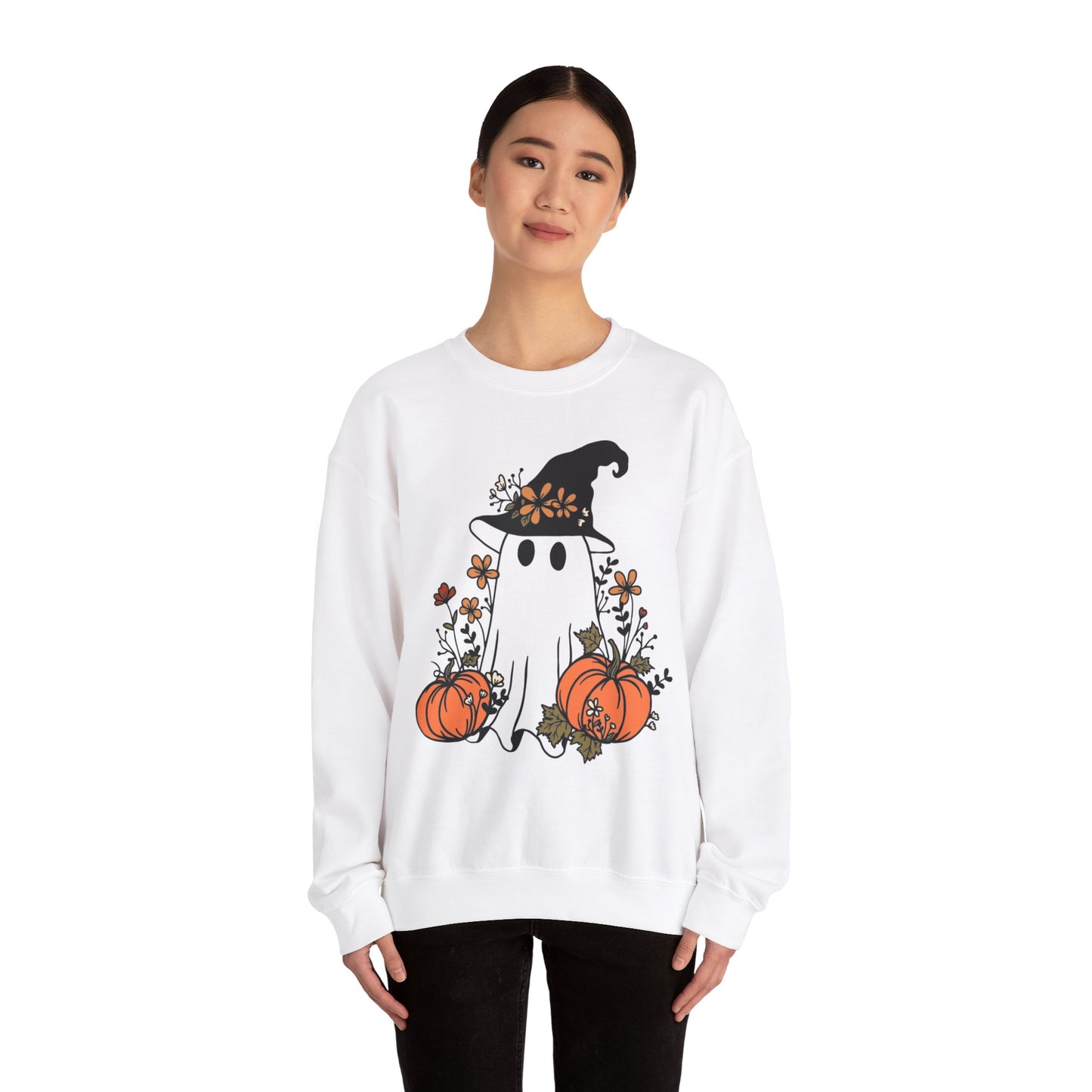 Pumpkin Ghost - Crewneck Sweatshirt