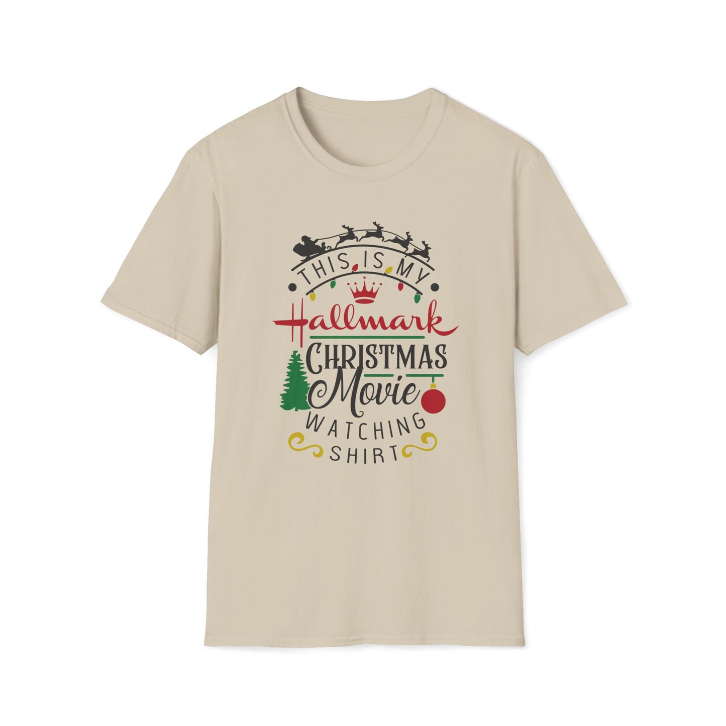 Hallmark Christmas Shirt - Unisex Softstyle T-Shirt