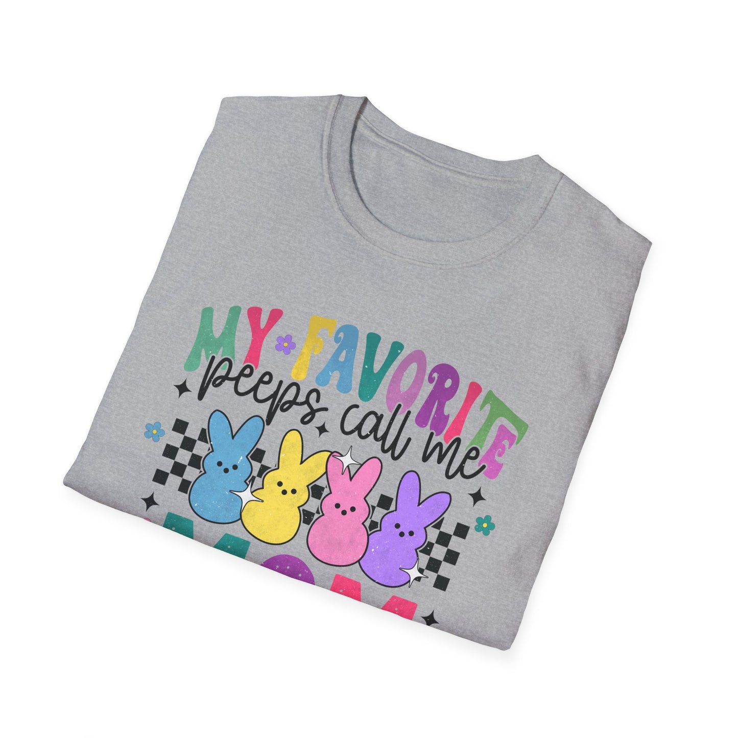 My Favorite Peeps - MOM - Unisex Softstyle T-Shirt