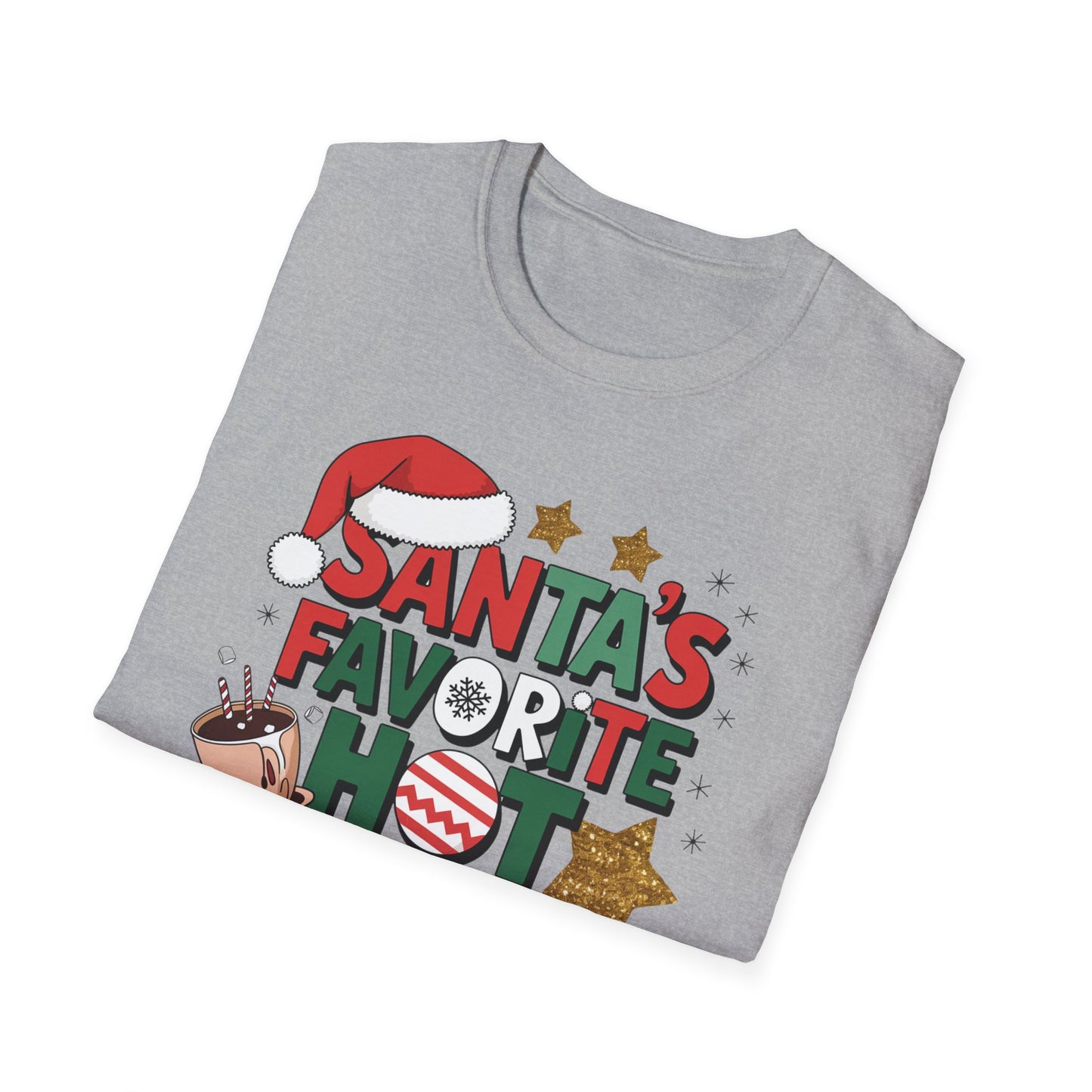 Santa's Favorite Hot Mess - Unisex Softstyle T-Shirt