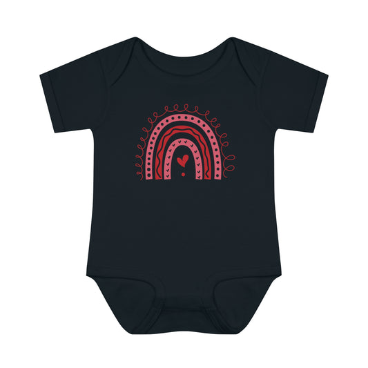 Rainbow of Love - Infant Baby Rib Bodysuit