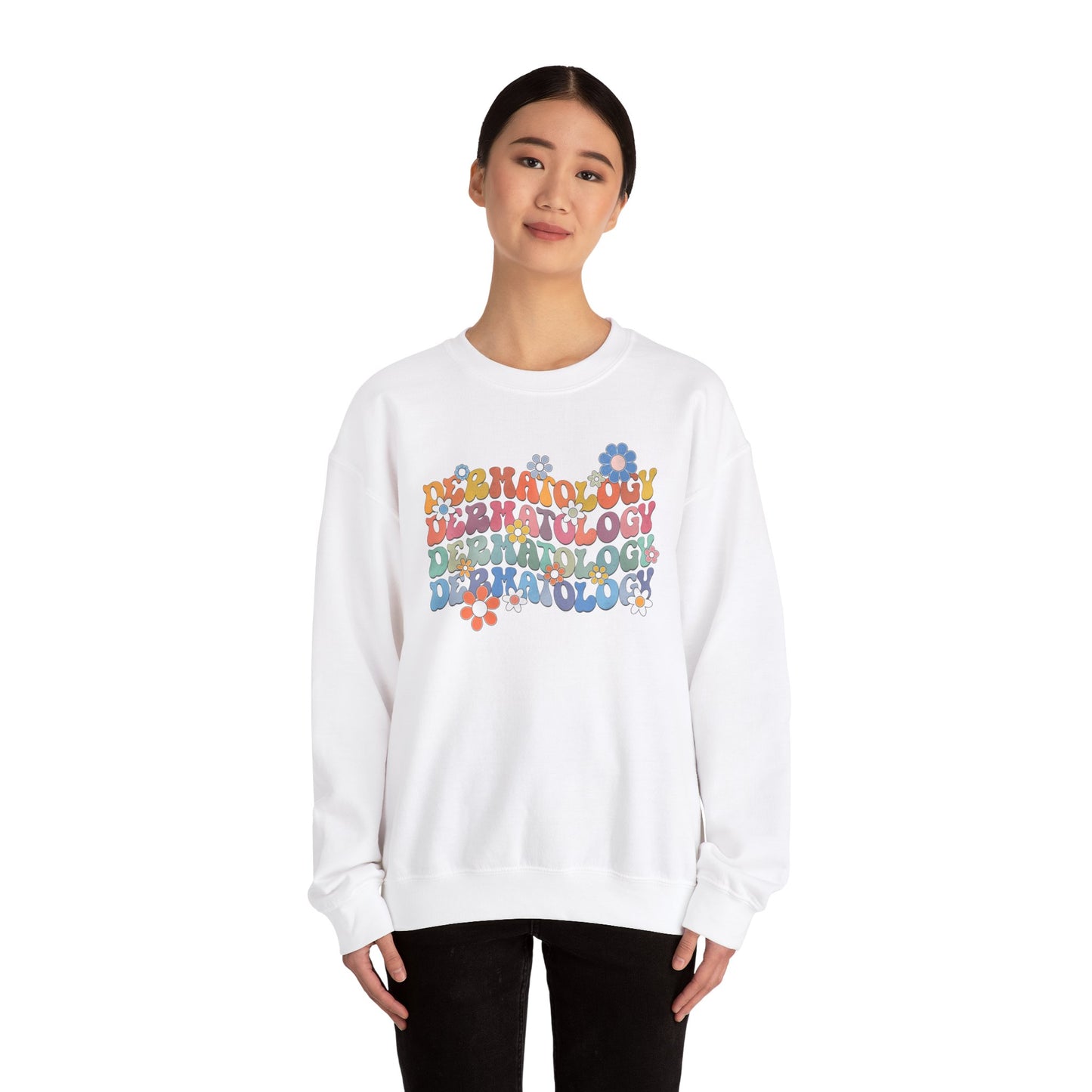 Flower Derm - Crewneck Sweatshirt