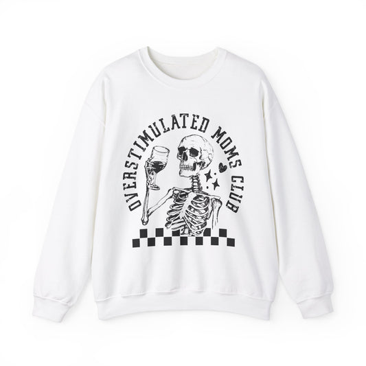 Overstimulated Skeleton - Crewneck Sweatshirt