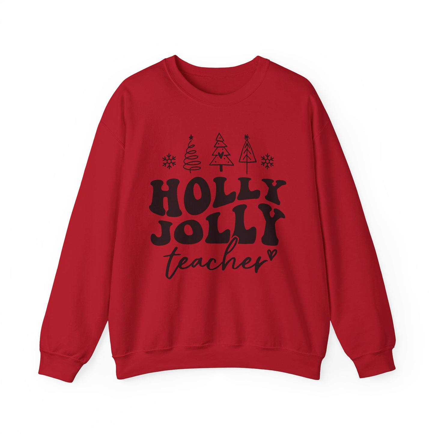 Holly Jolly Teacher - Crewneck Sweatshirt