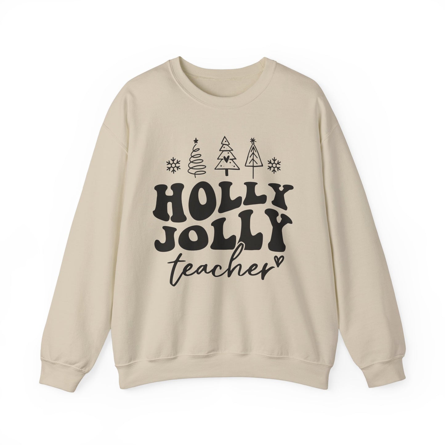 Holly Jolly Teacher - Crewneck Sweatshirt