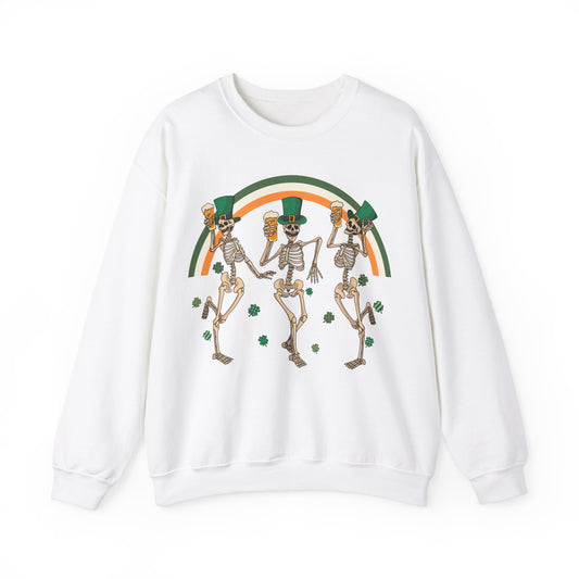 St. Patrick's Day Skeletons - Crewneck Sweatshirt