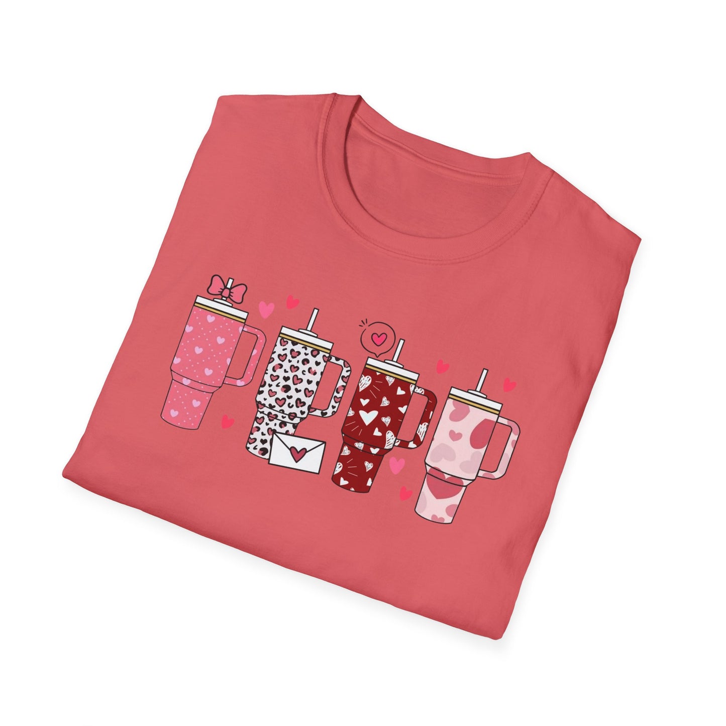 Valentine's Day Cup - Unisex Softstyle T-Shirt