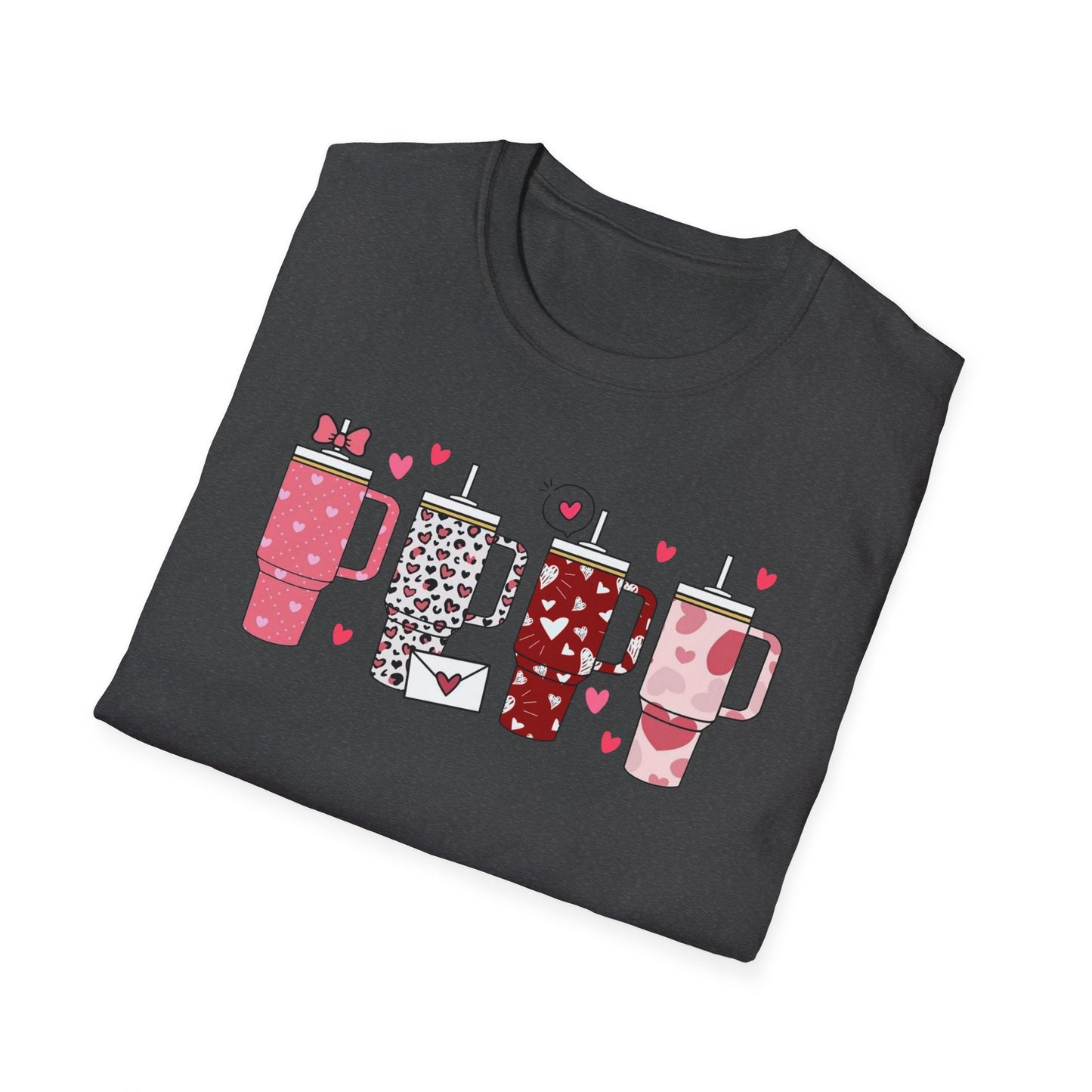 Valentine's Day Cup - Unisex Softstyle T-Shirt