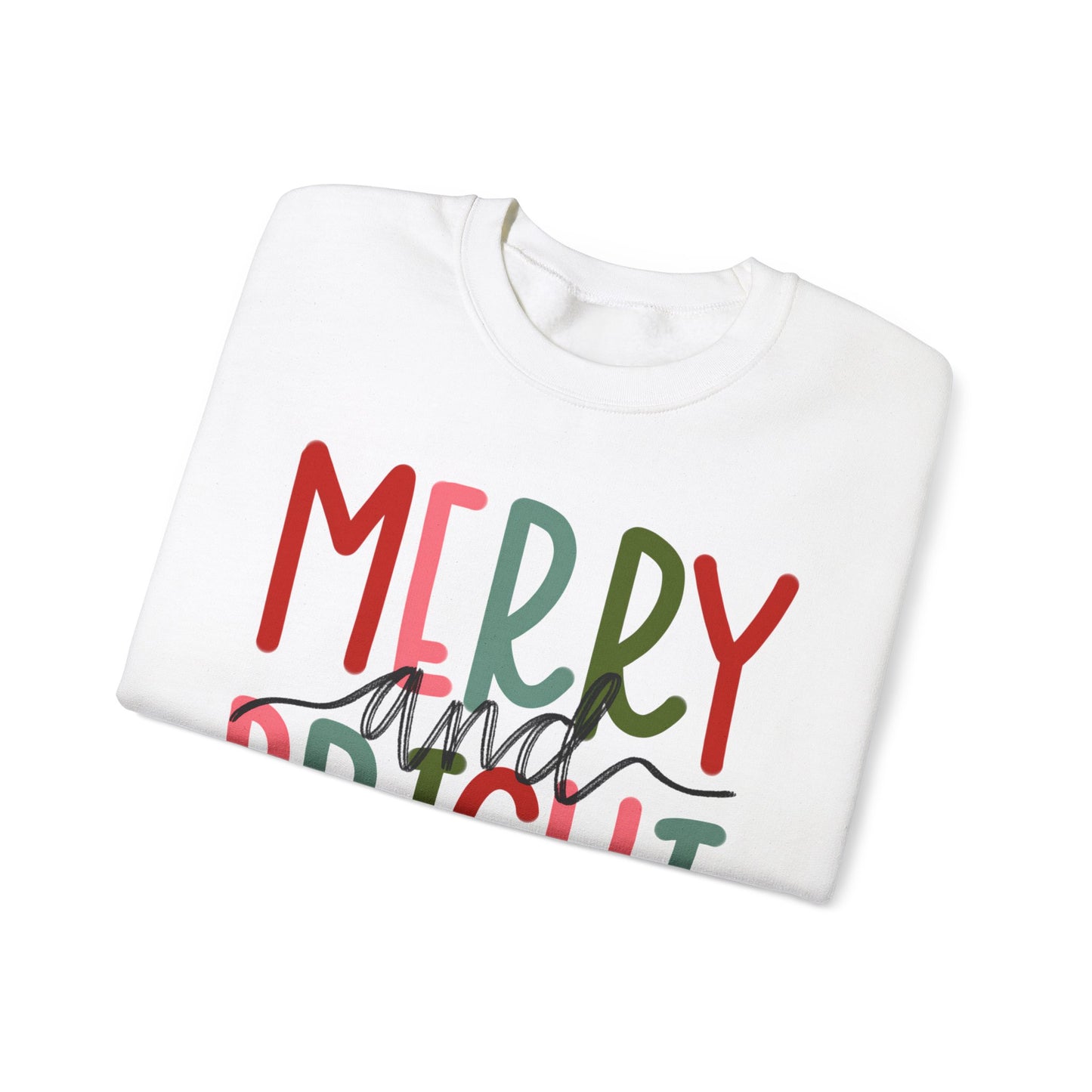 Merry and Bright - Crewneck Sweatshirt