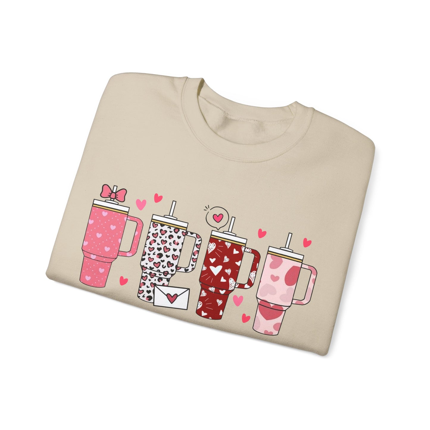 Valentine's Day Cup - Crewneck Sweatshirt