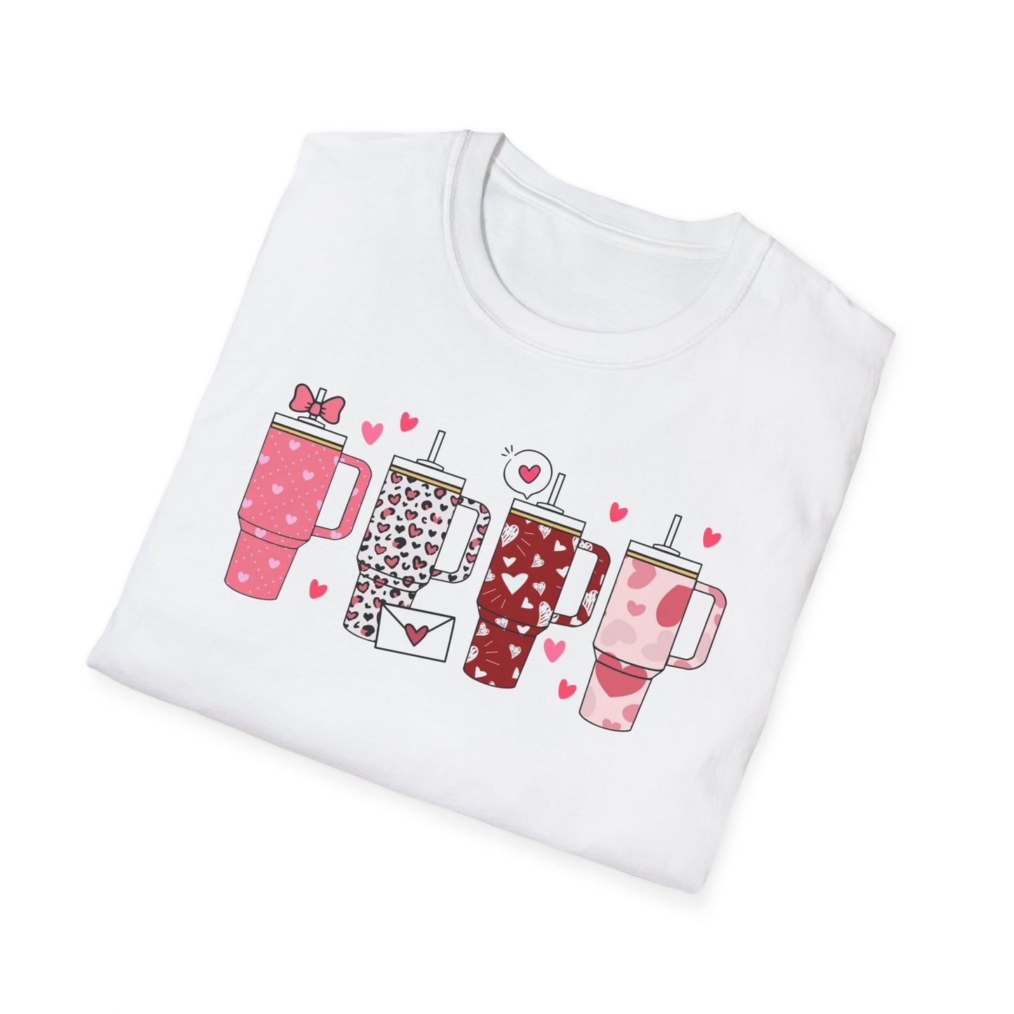 Valentine's Day Cup - Unisex Softstyle T-Shirt