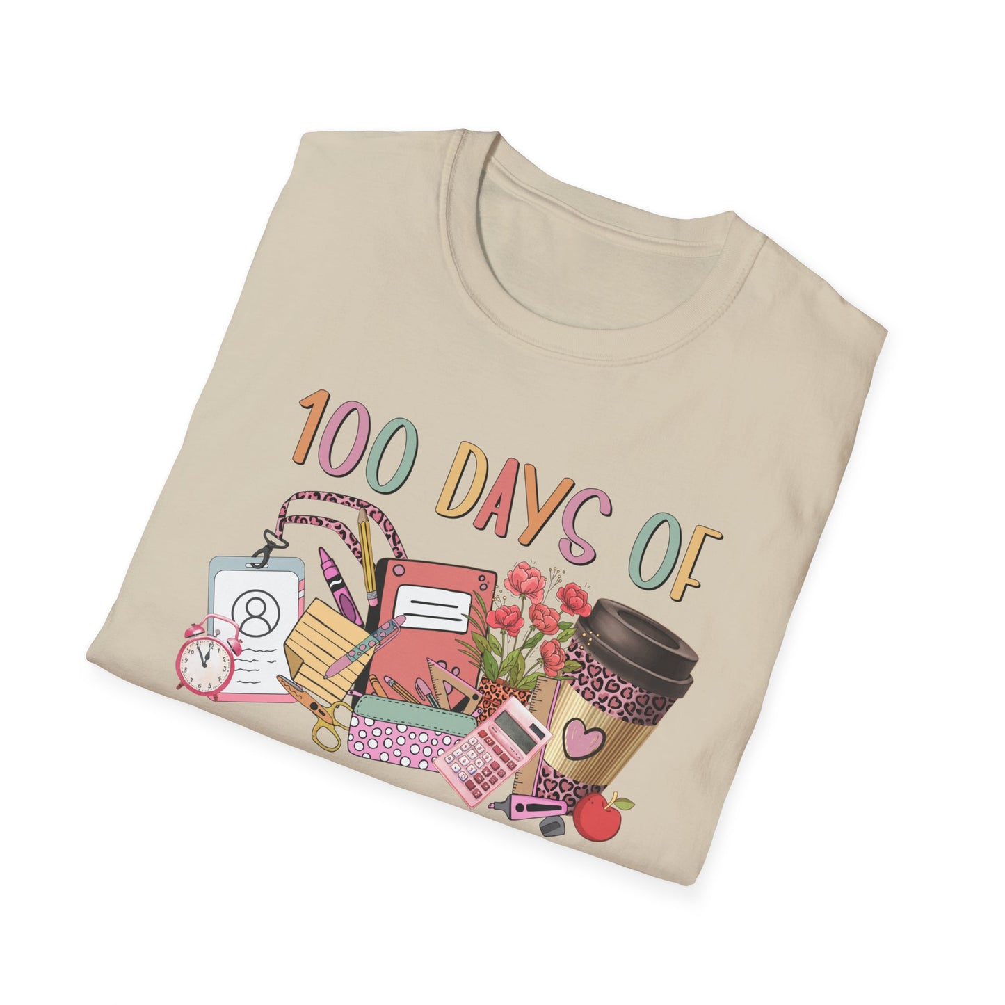 100 Days of Doing Teacher Stuff - Unisex Softstyle T-Shirt