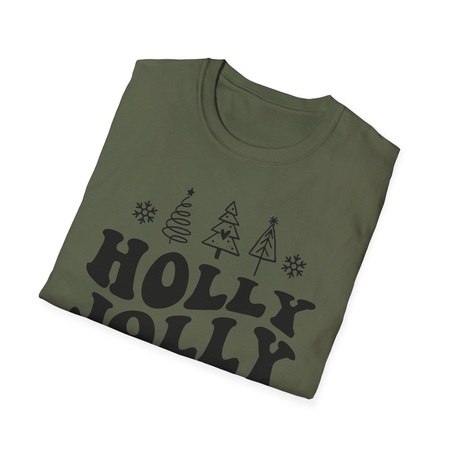 Holly Jolly Teacher - Unisex Softstyle T-Shirt