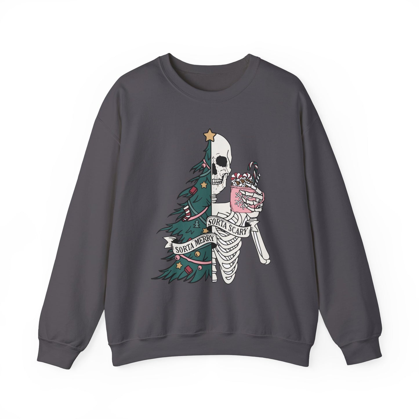 Sorta Merry Sorta Scary - Crewneck Sweatshirt