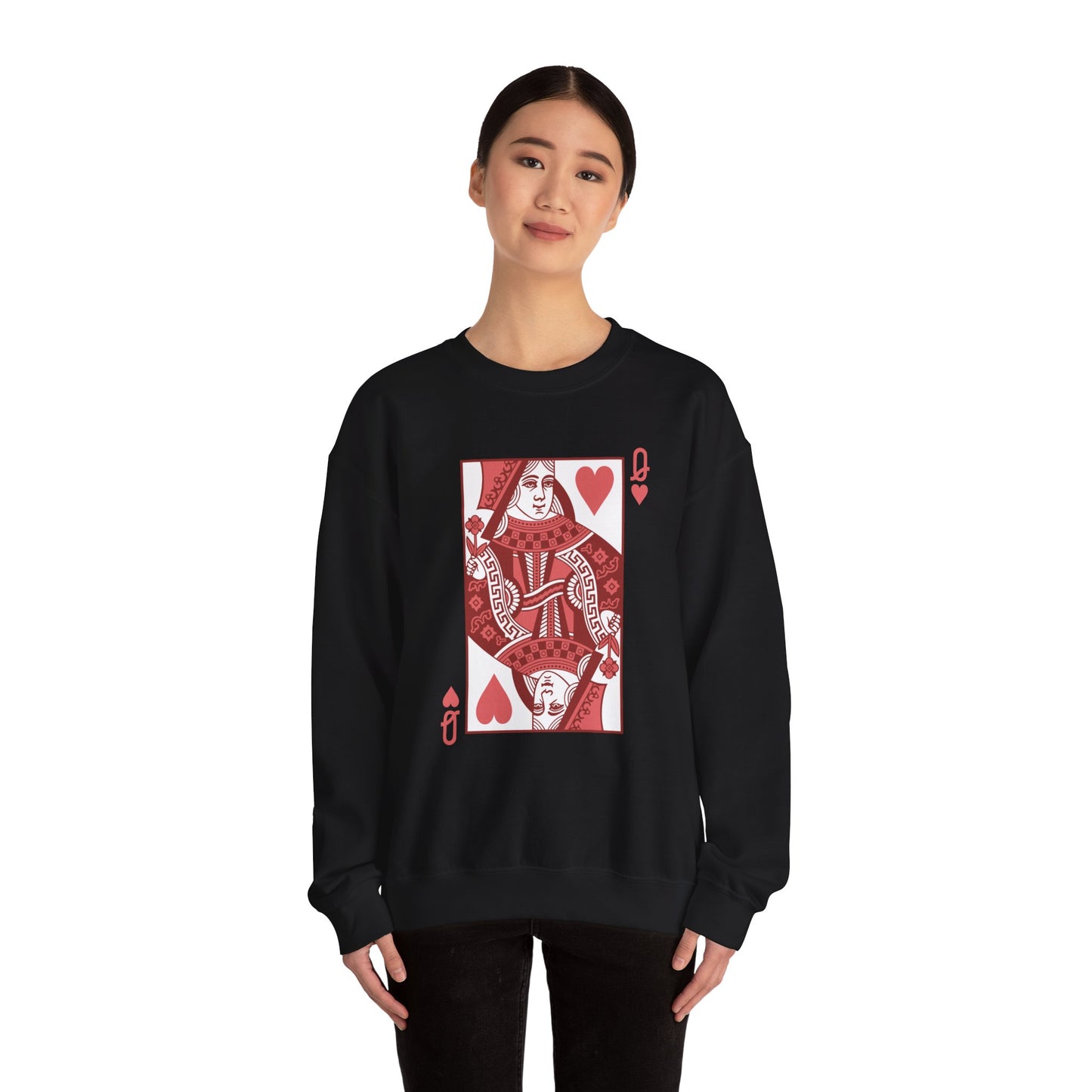 Queen of Hearts - Crewneck Sweatshirt