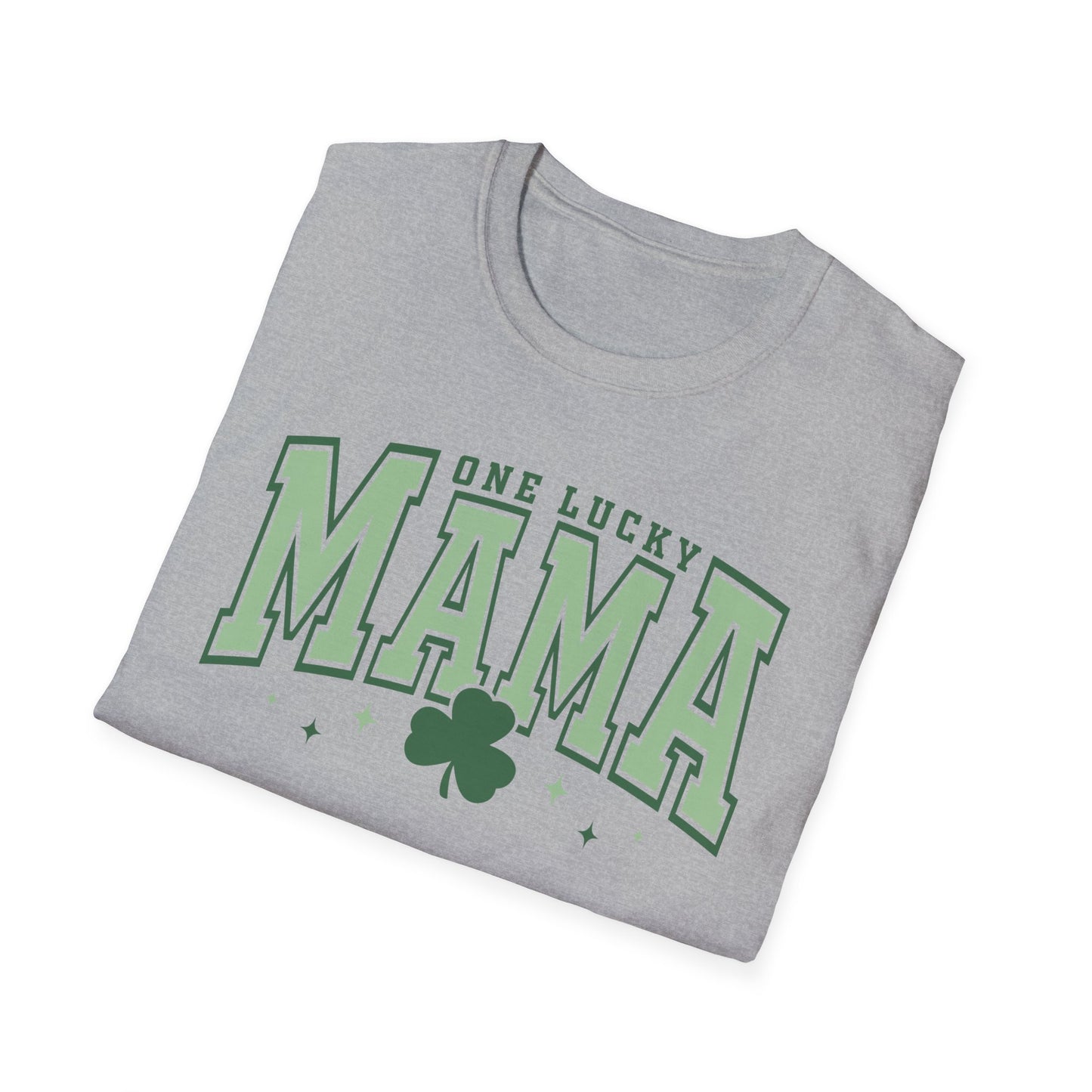 One Lucky MAMA - Unisex Softstyle T-Shirt