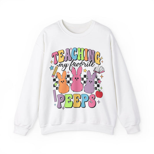 Teaching My Favorite Peeps - Crewneck Sweatshirt