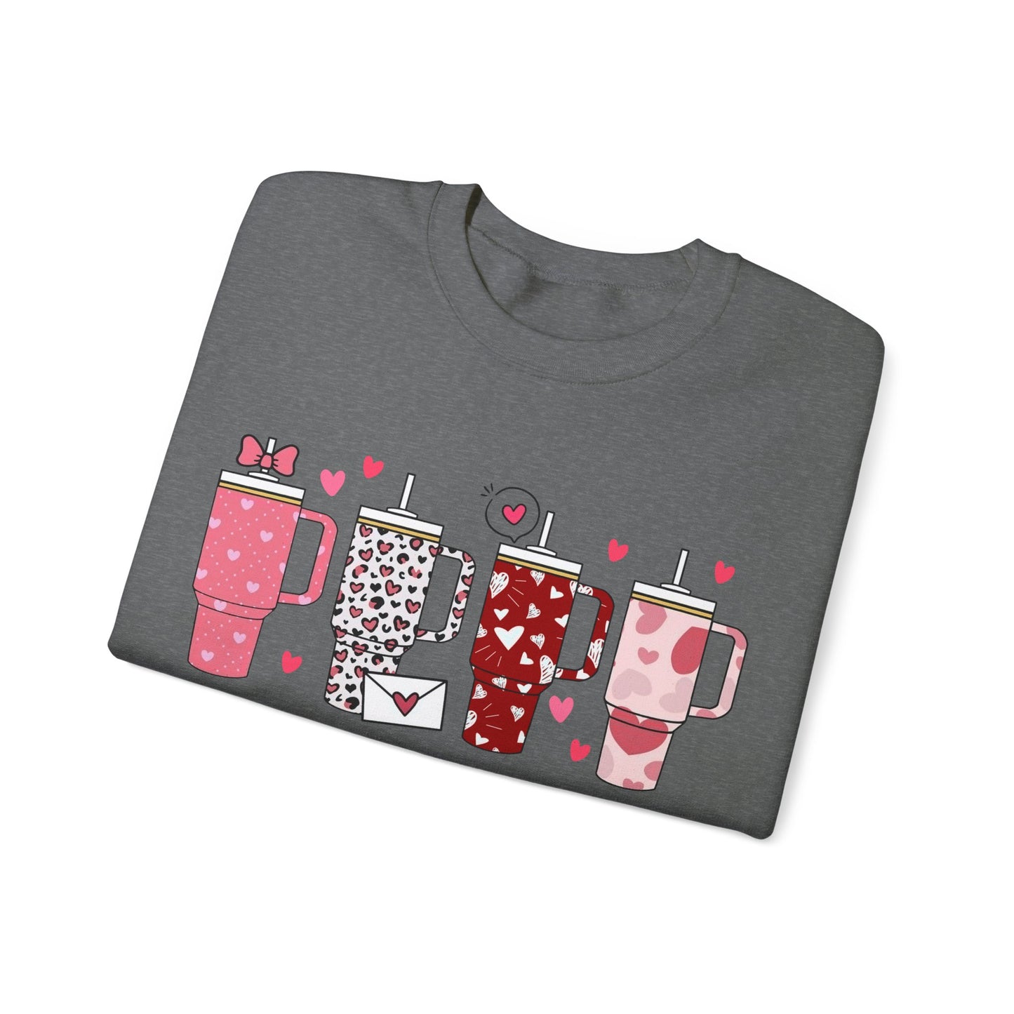 Valentine's Day Cup - Crewneck Sweatshirt