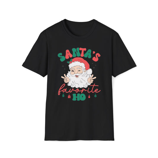 Santa's Favorite HO- Unisex Softstyle T-Shirt