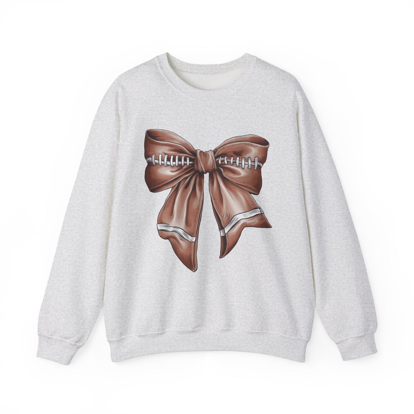 Football Bow - Crewneck Sweatshirt