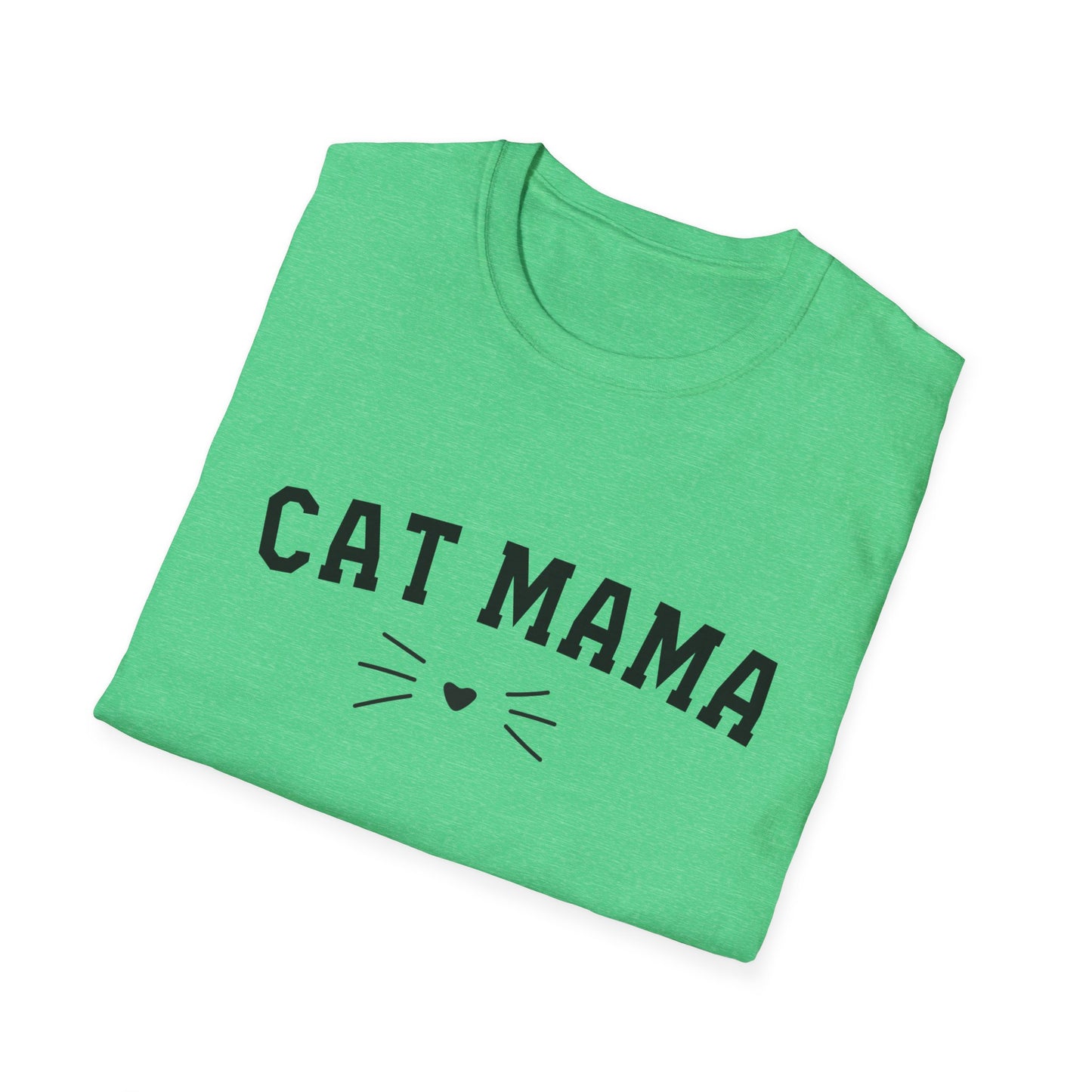 Cat Mama Whisker - Unisex Softstyle T-Shirt