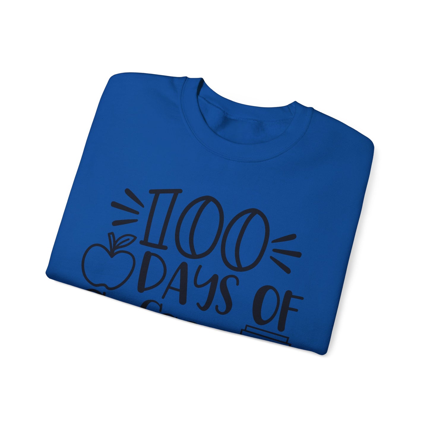 100 Days of Coffee & Chaos - Crewneck Sweatshirt
