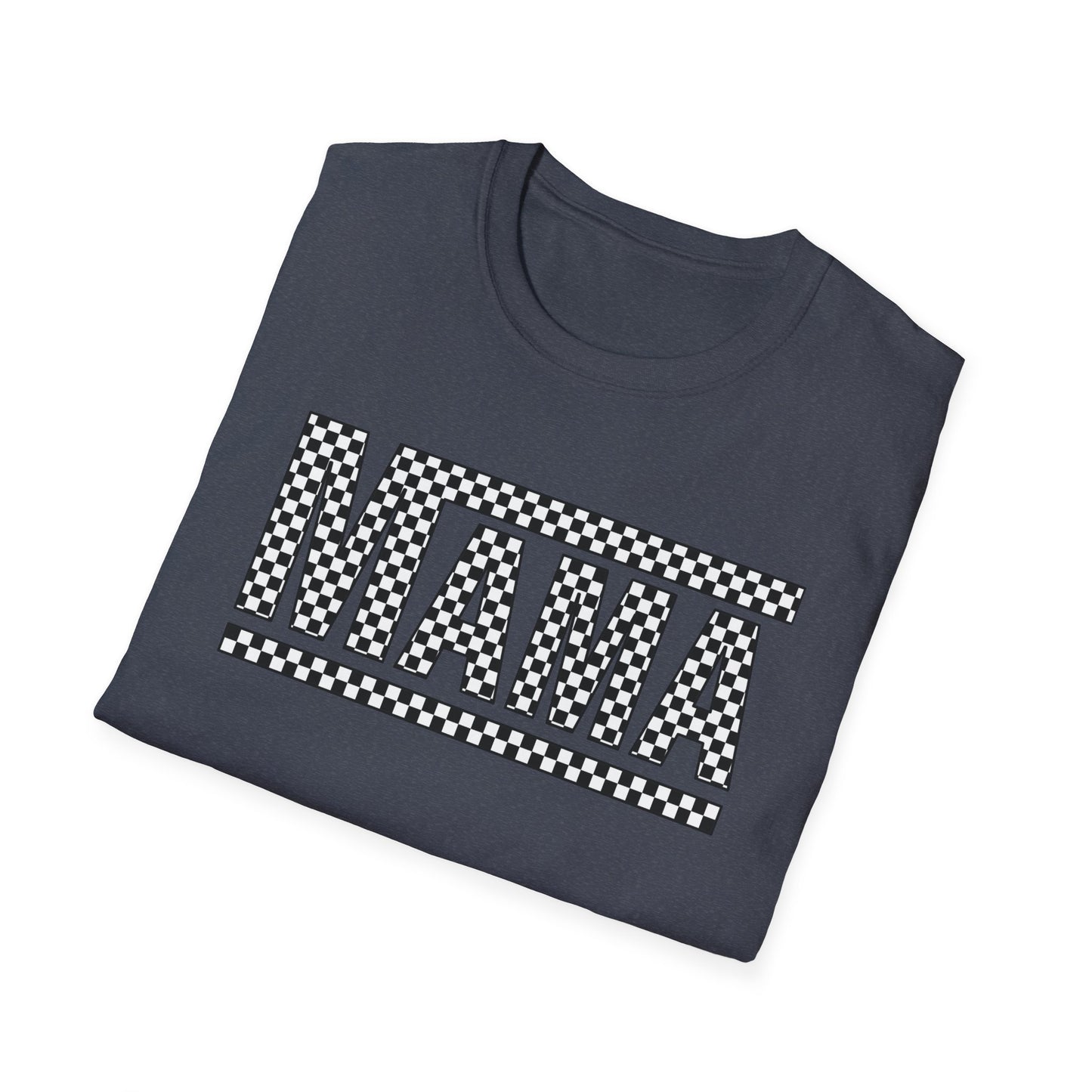 MAMA Checkered - Unisex Softstyle T-Shirt
