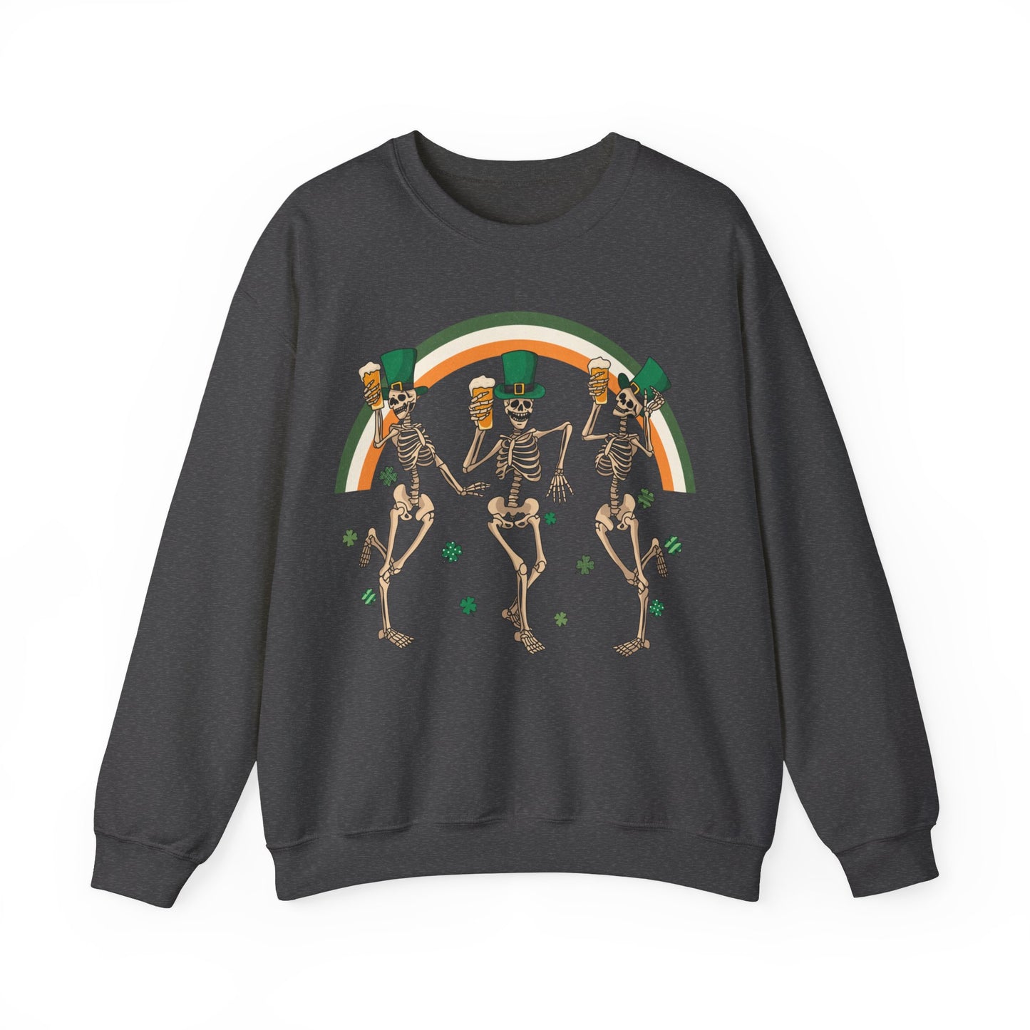 St. Patrick's Day Skeletons - Crewneck Sweatshirt