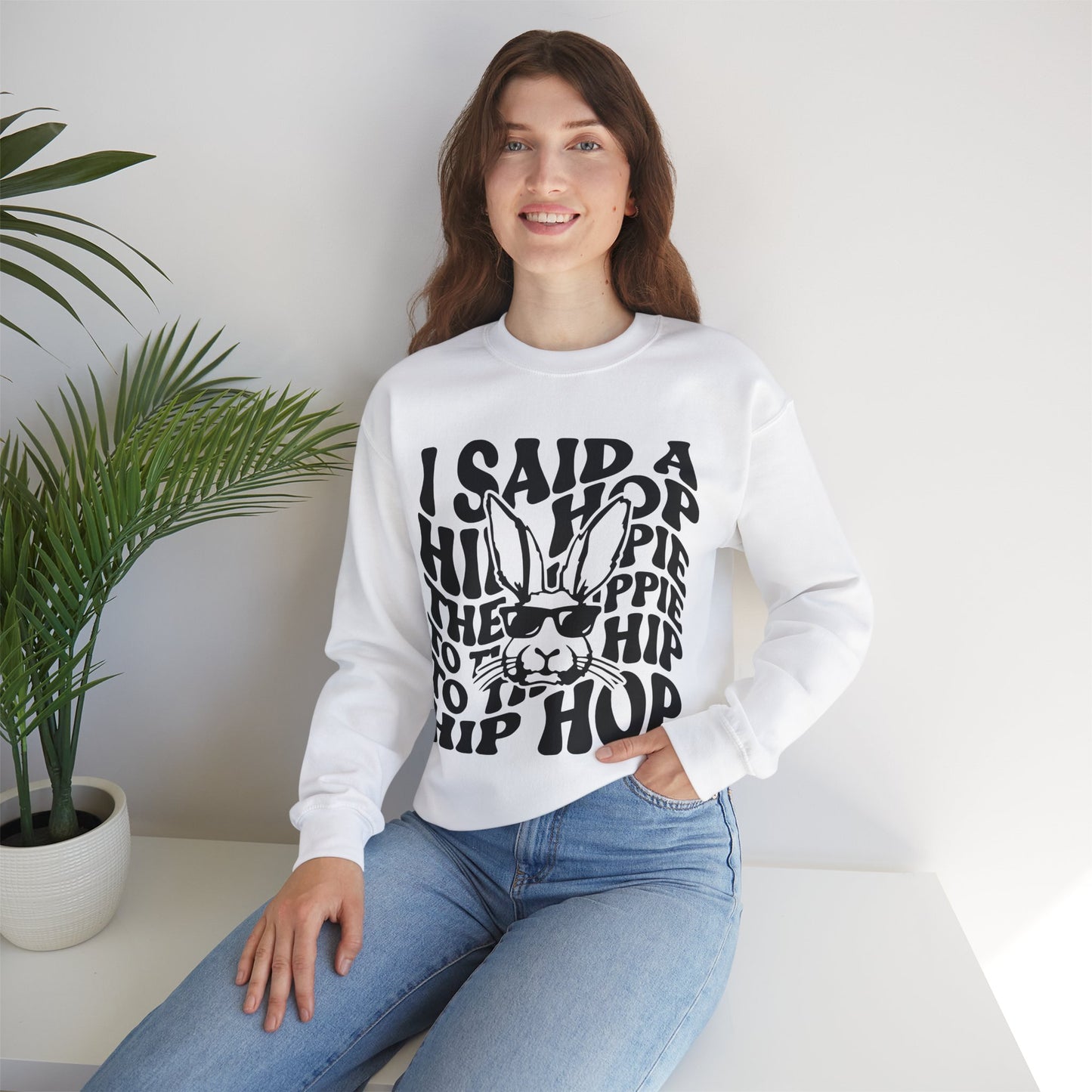 Hippie Hop - Crewneck Sweatshirt