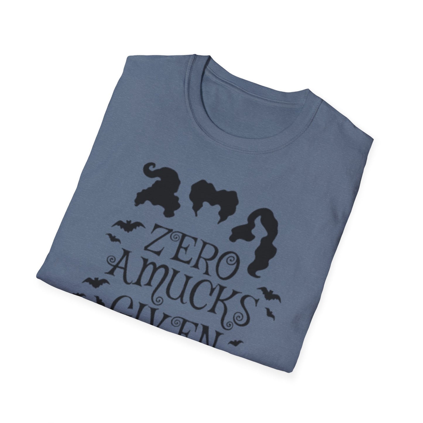 Zero Amucks Given - Unisex Softstyle T-Shirt