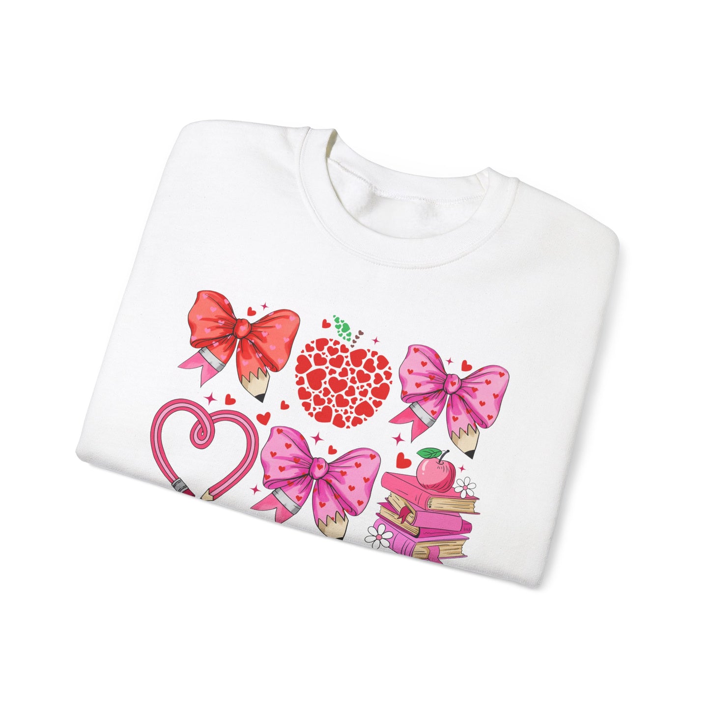 Teacher Hearts - Crewneck Sweatshirt