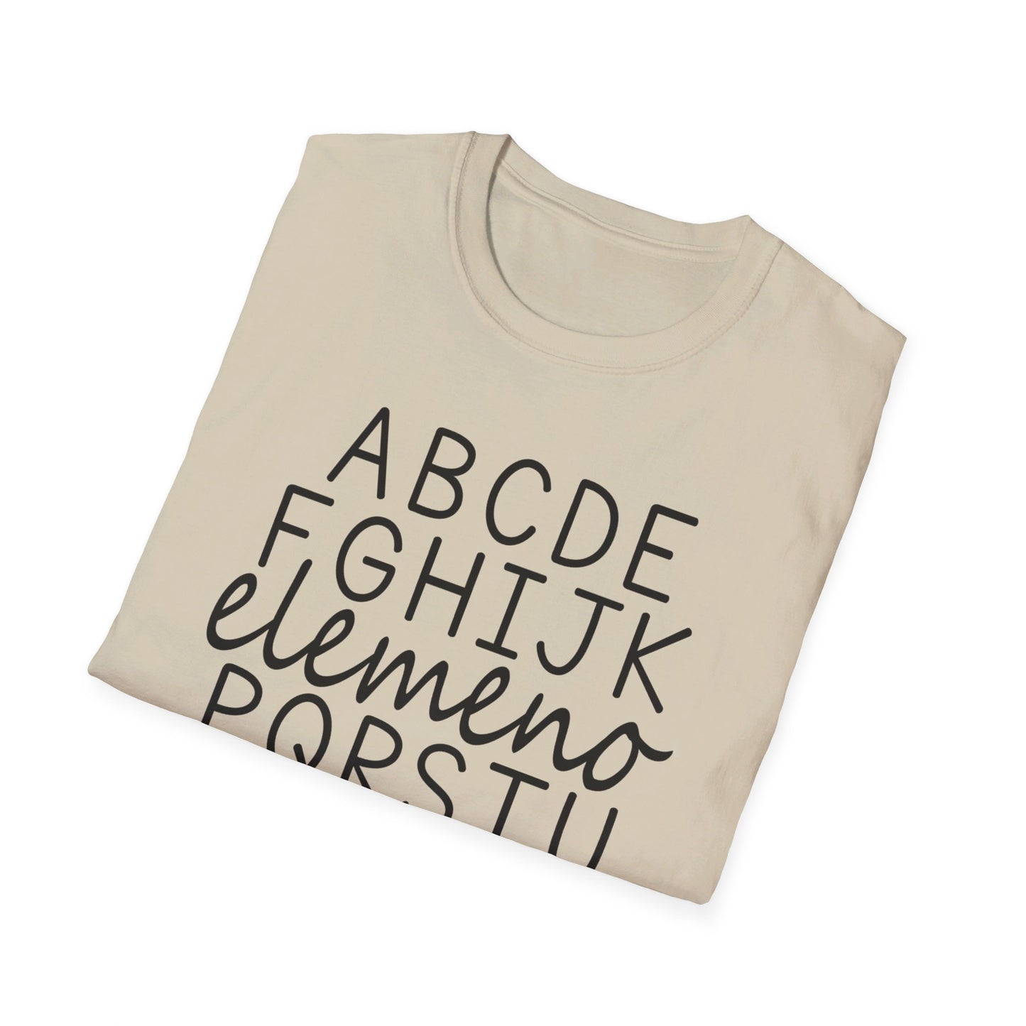 ABCD elemeno - Unisex Softstyle T-Shirt